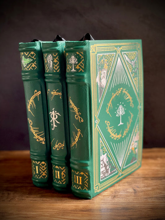 The Lord of the Rings Trilogy Leather-bound Book Set