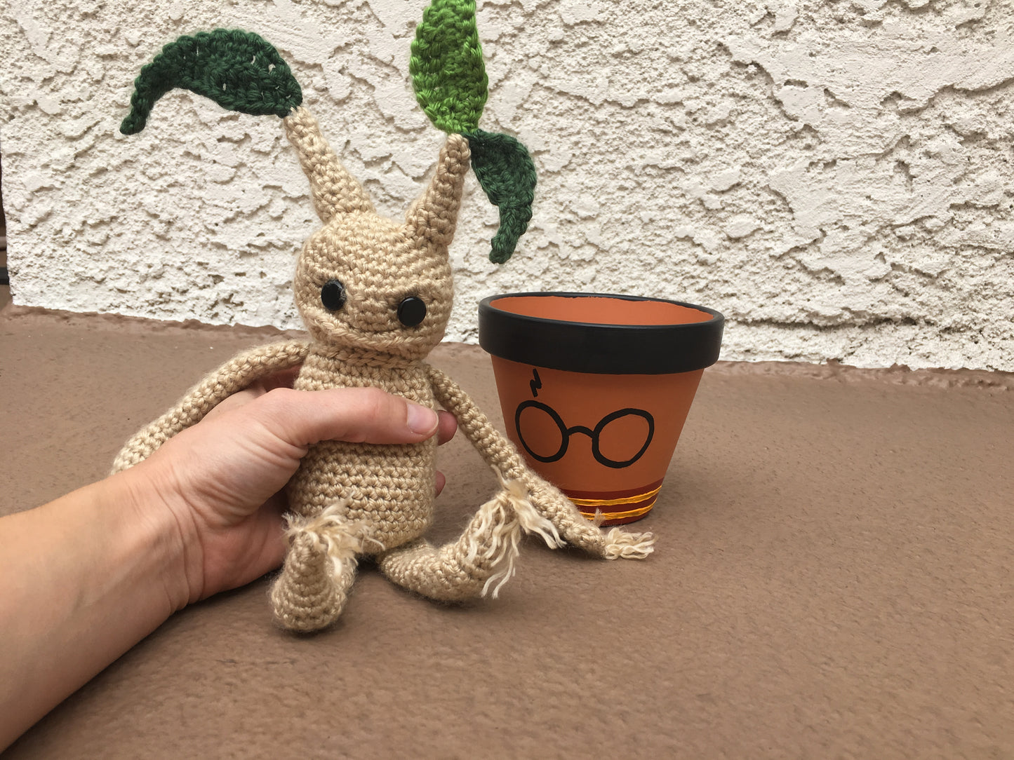 "I Need A Crocheted Magical Root And Pot"