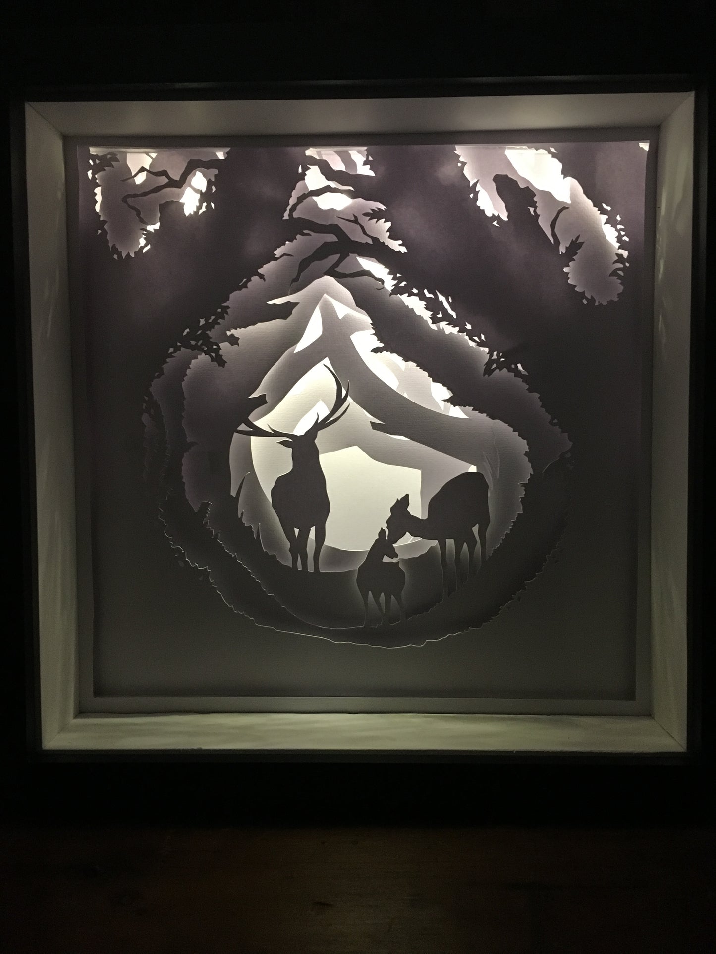 "I Need A Light Box Of Deer In The Woods"