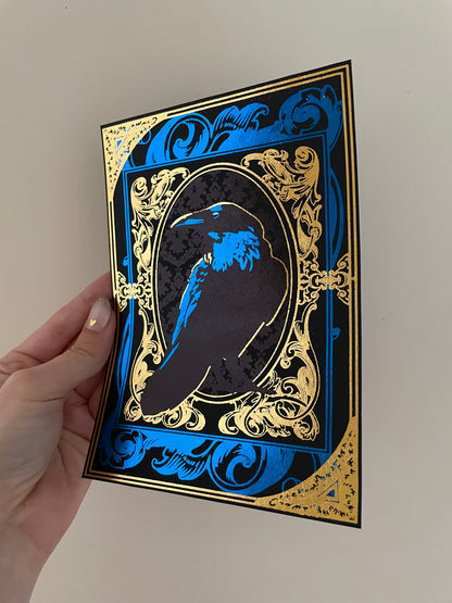 Raven 5"x7" Foil Print